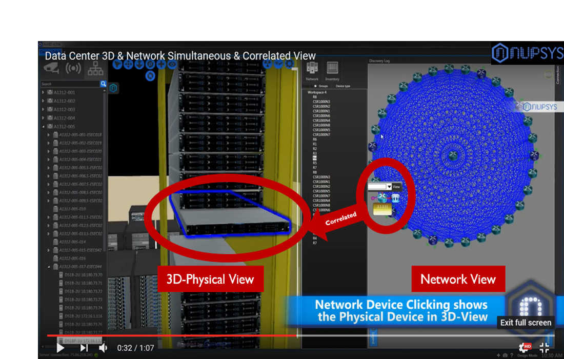 nupsys, nusim, 3d visualization, real-time, physical security for enterprise, carriers and government