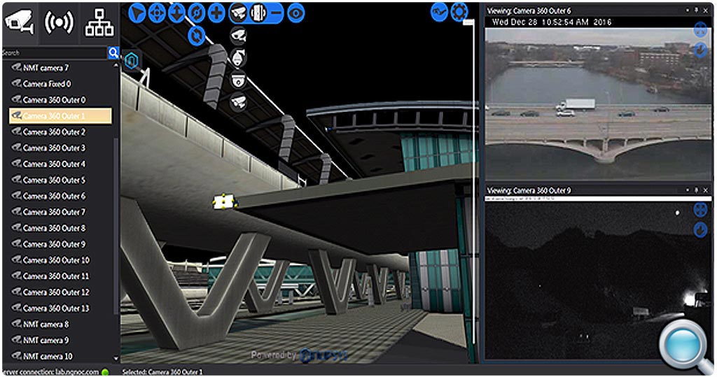 nupsys, nusim, 3d visualization, real-time, physical security for enterprise, carriers and government