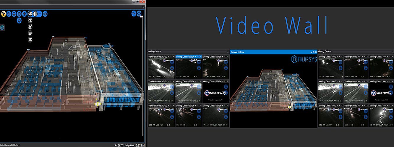 nupsys, nusim, 3d visualization, real-time, physical security for enterprise, carriers and government
