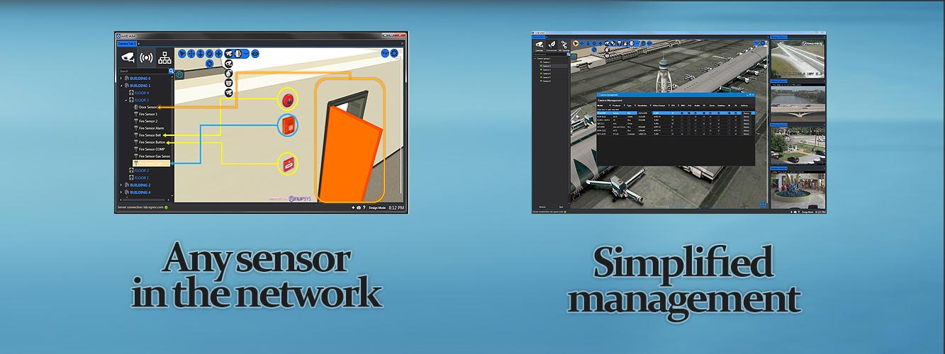 nupsys, nusim, 3d visualization, real-time, physical security for enterprise, carriers and government